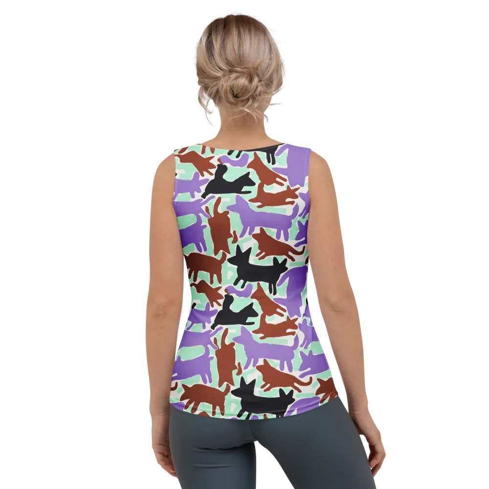 Catwalk Confetti on Women's Tank Top — Back