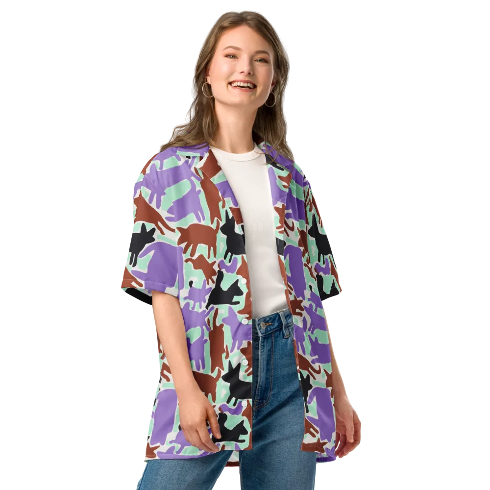 Catwalk Confetti on Button Shirt — Front