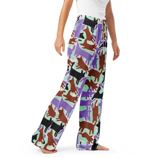 Catwalk Confetti on a Women's Pajama Pants