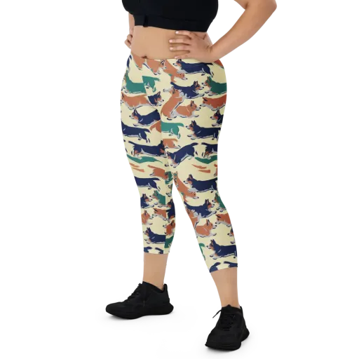 Welsh Sprint on a Capri Leggings