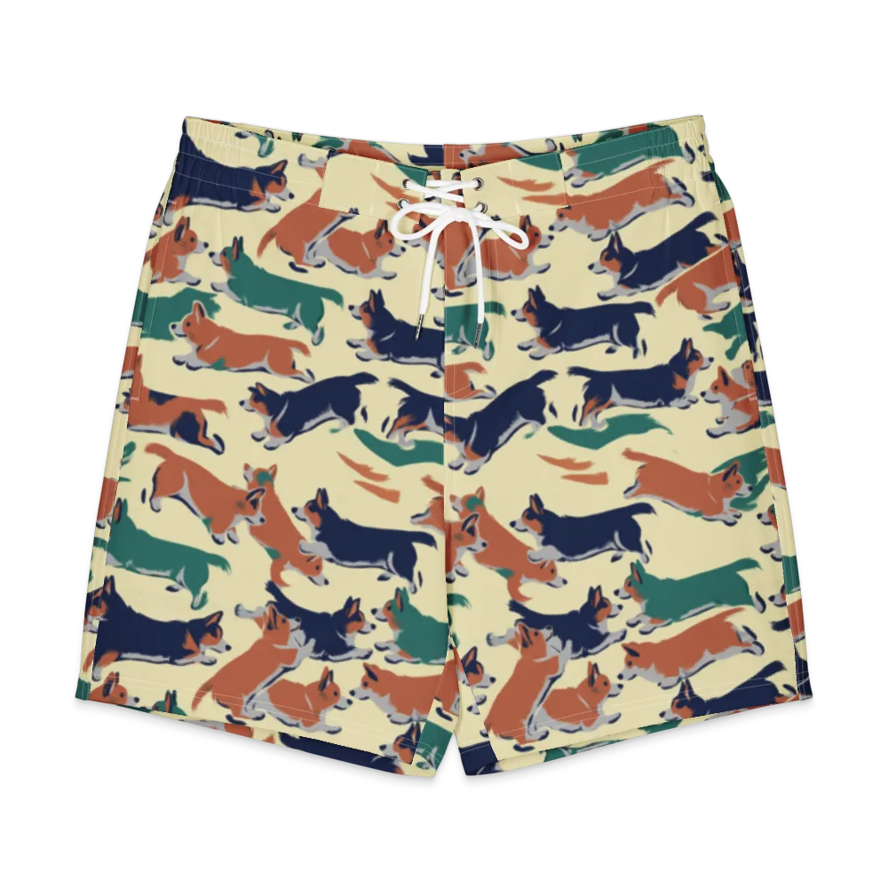 Welsh Sprint on Men's Board Shorts — Front