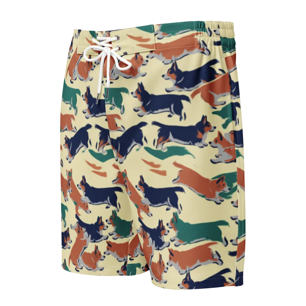 Welsh Sprint on Men's Board Shorts — Front