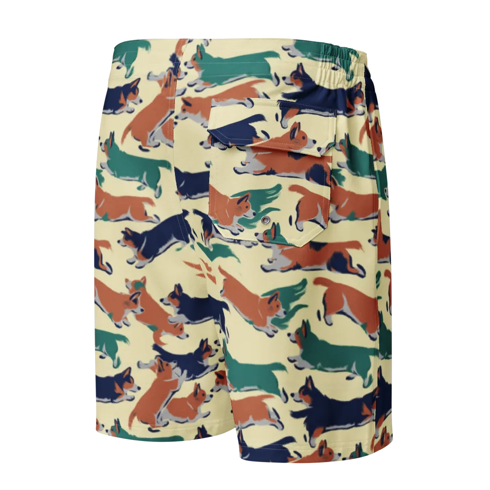 Welsh Sprint on Men's Board Shorts — Back