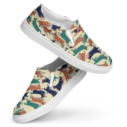 Welsh Sprint on a Women's Slip-On Canvas Shoes