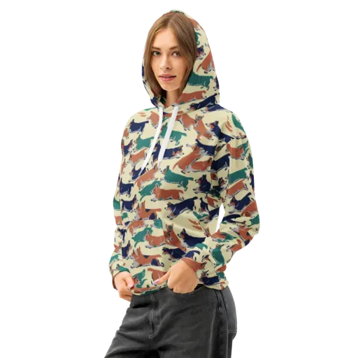 Welsh Sprint on a Cotton Hoodie