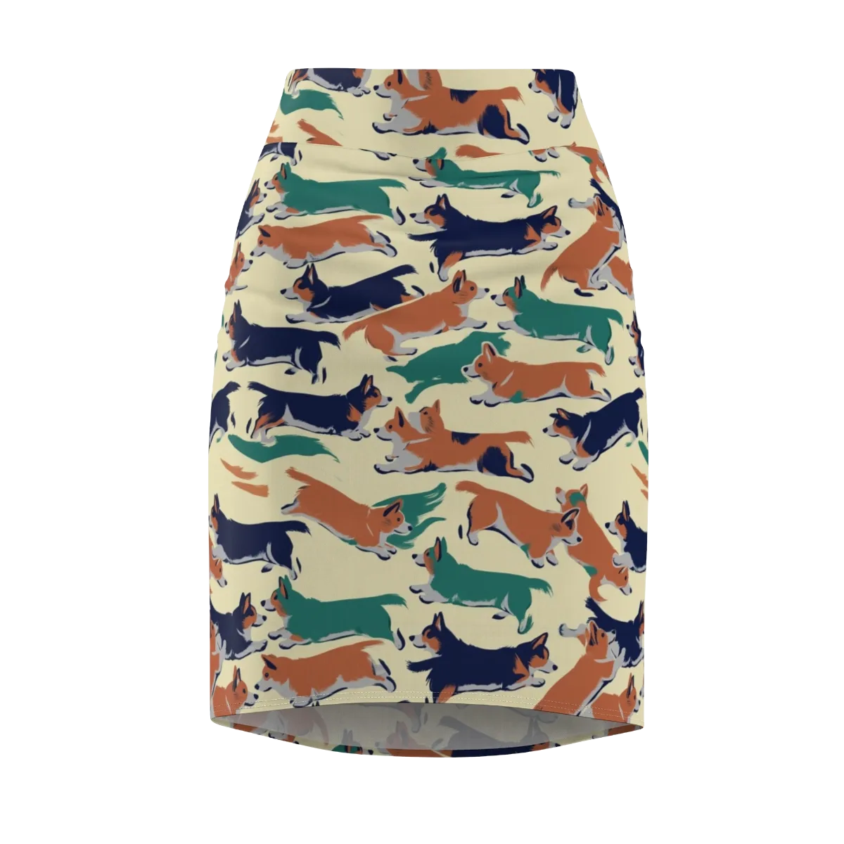 Welsh Sprint on Pencil Skirt — Front