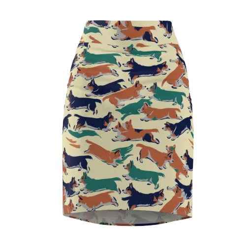 Welsh Sprint on a Pencil Skirt
