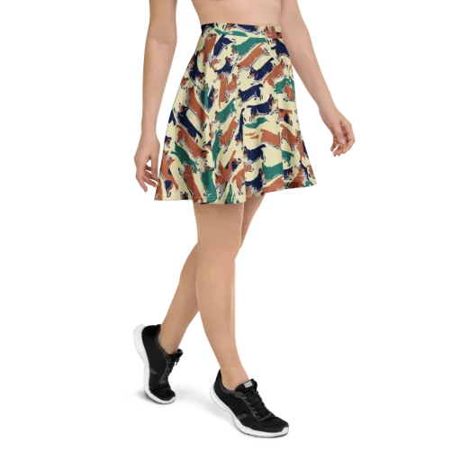 Welsh Sprint on a Skater Skirt