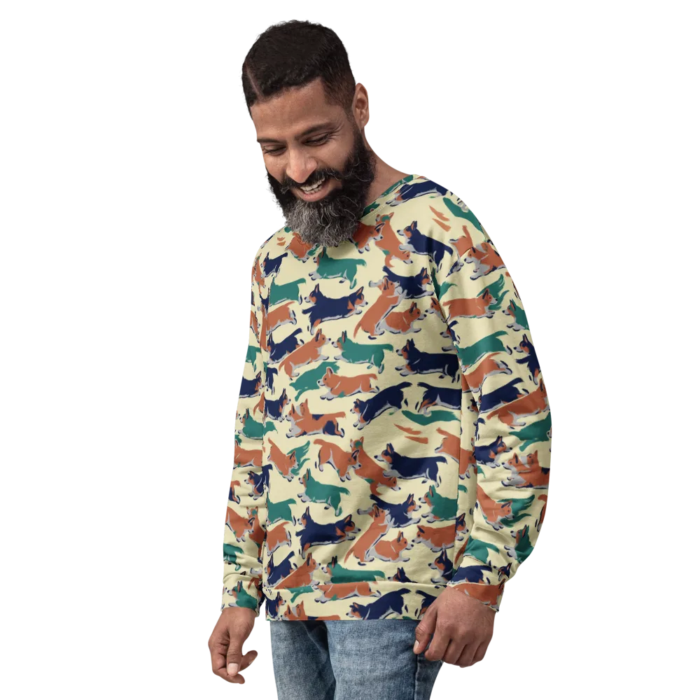 Welsh Sprint on Sweatshirt — Left Front