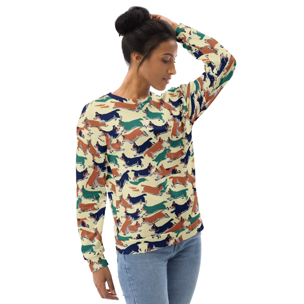 Welsh Sprint on Sweatshirt — Right Front