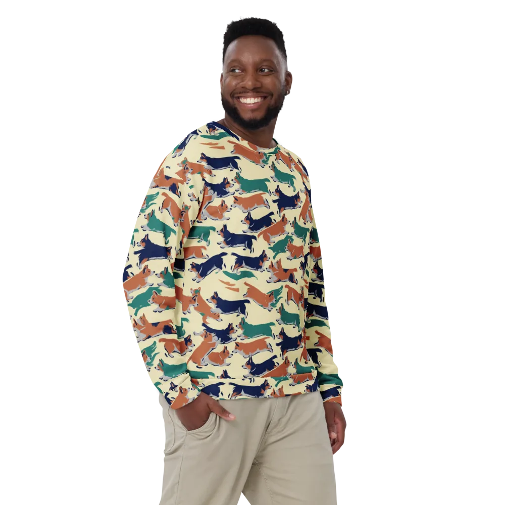 Welsh Sprint on Sweatshirt — Front