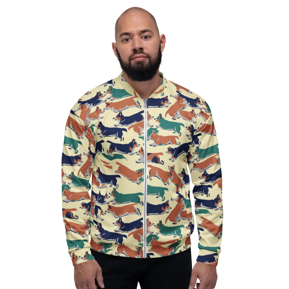 Welsh Sprint on Bomber Jacket — Front