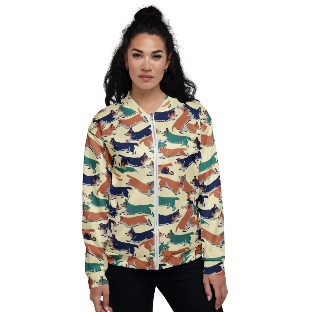 Welsh Sprint on Bomber Jacket — Front
