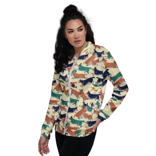 Welsh Sprint on a Bomber Jacket