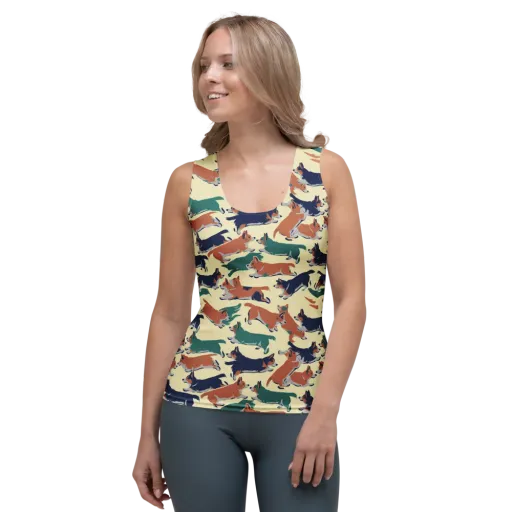 Welsh Sprint on a Women's Tank Top
