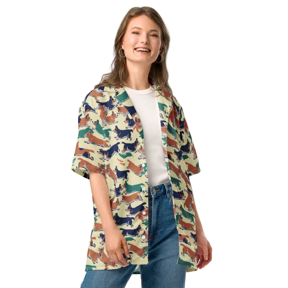 Welsh Sprint on Button Shirt — Front