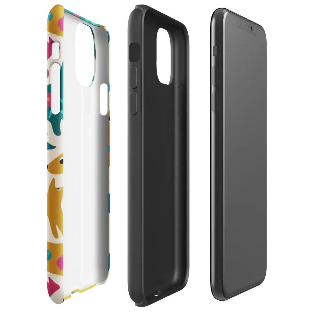 Safari Scribble on Tough Case for iPhone® — Right