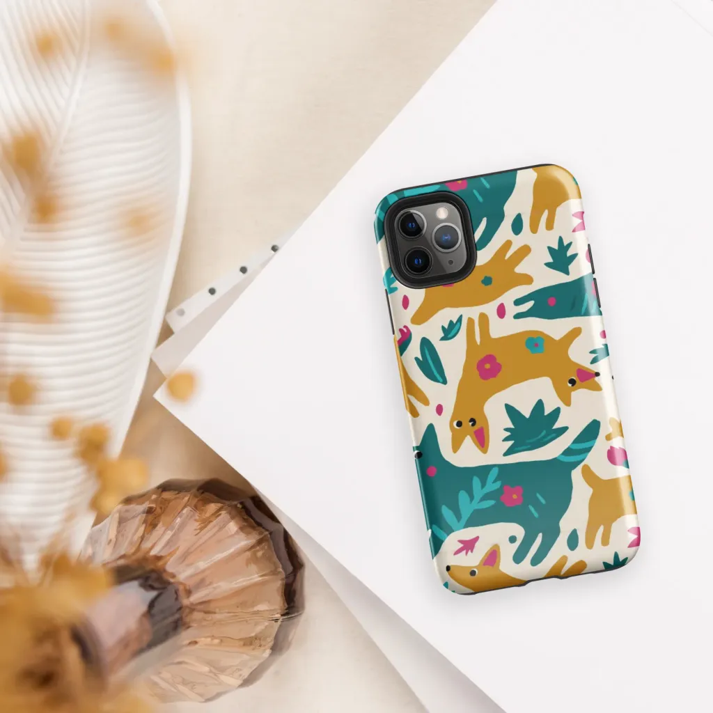 Safari Scribble on Tough Case for iPhone® — Front