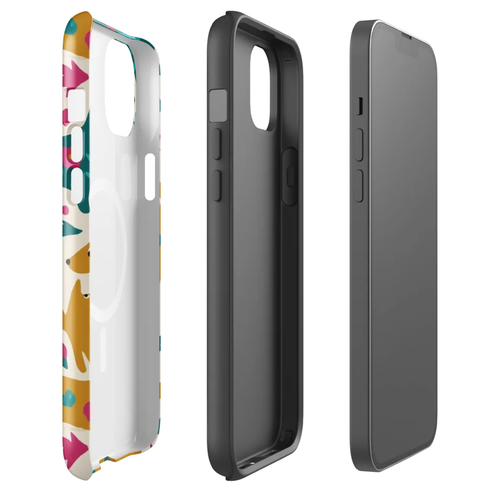 Safari Scribble on MagSafe Tough Case for iPhone® — Front