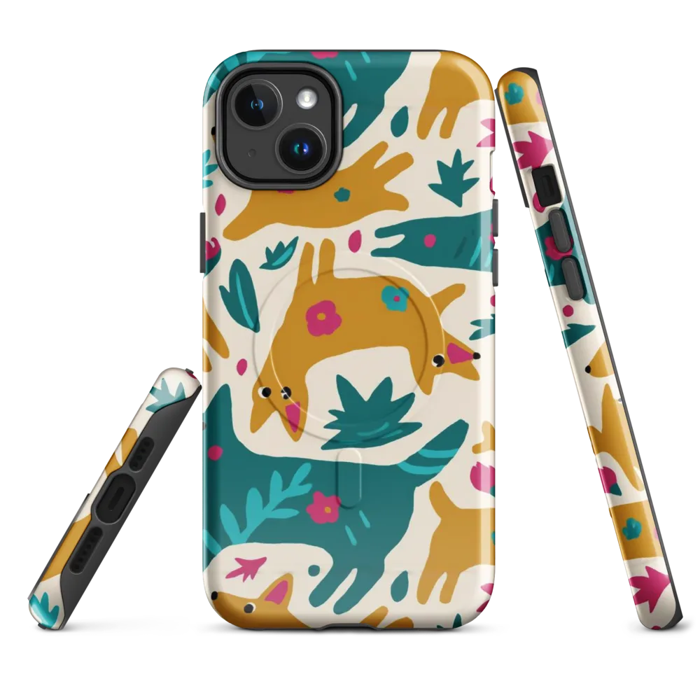 Safari Scribble on MagSafe Tough Case for iPhone® — Front