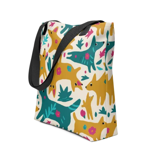 Safari Scribble on a Tote Bag