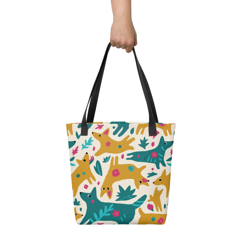 Safari Scribble on Tote Bag — Front