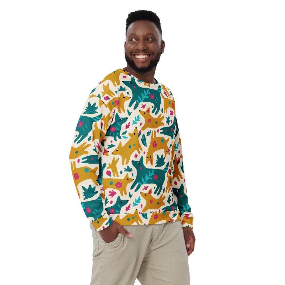 Safari Scribble on Sweatshirt — Front