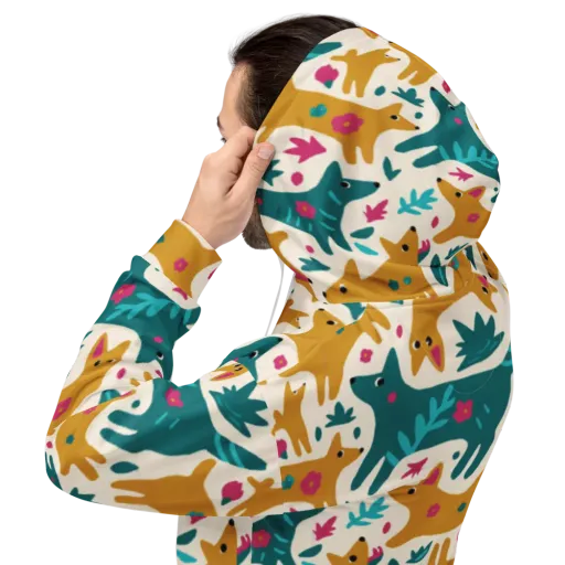 Safari Scribble on a Hoodie