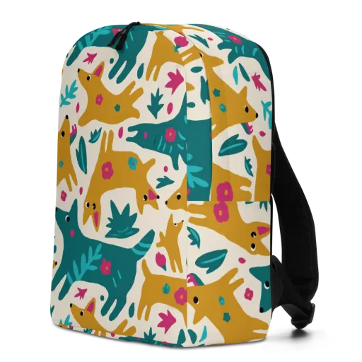 Safari Scribble on a Minimalist Backpack