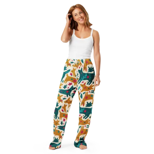 Safari Scribble on a Women's Pajama Pants