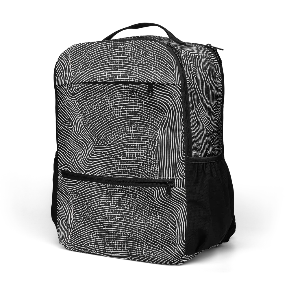 Zenith Stripes on Utility Backpack — Left Front