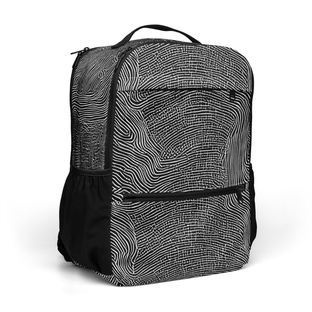 Zenith Stripes on Utility Backpack — Right Front