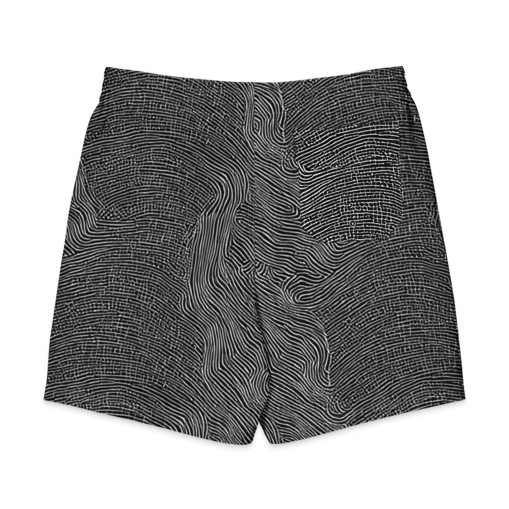 Zenith Stripes on Men's Board Shorts — Back