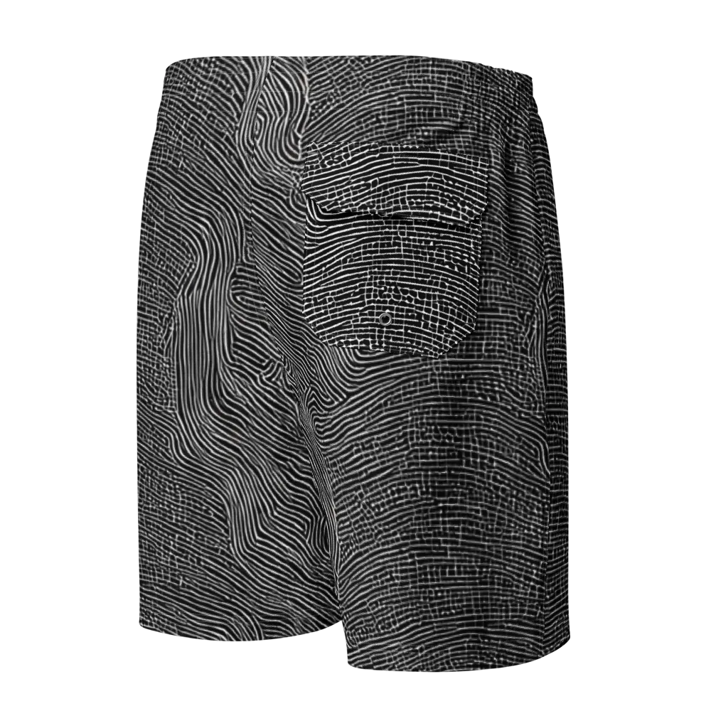 Zenith Stripes on Men's Board Shorts — Back