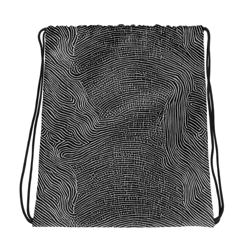 Zenith Stripes on a Drawstring Bag