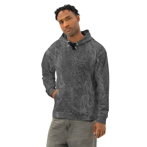Zenith Stripes on a Cotton Hoodie