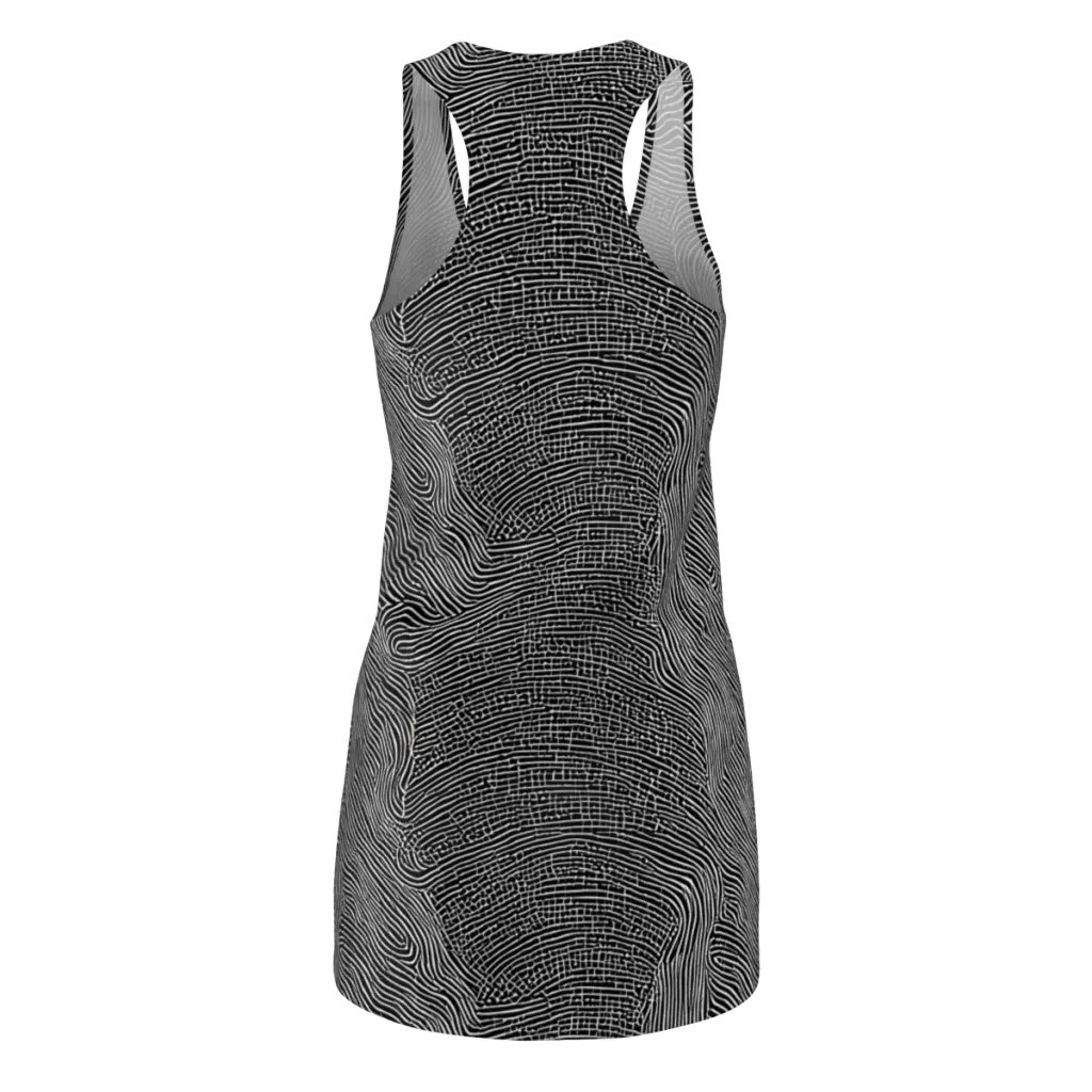 Zenith Stripes on Racerback Dress — Back