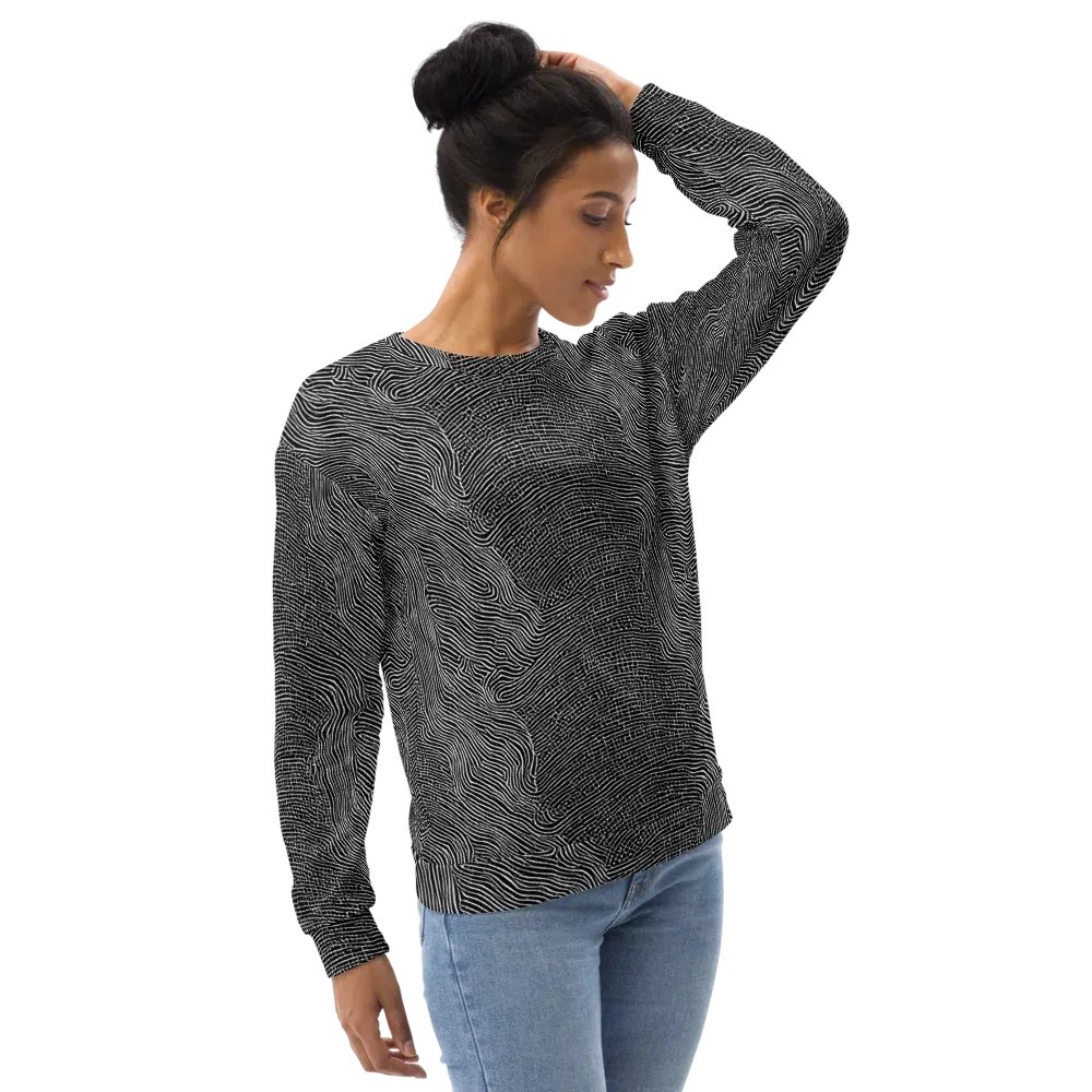 Zenith Stripes on Sweatshirt — Right Front