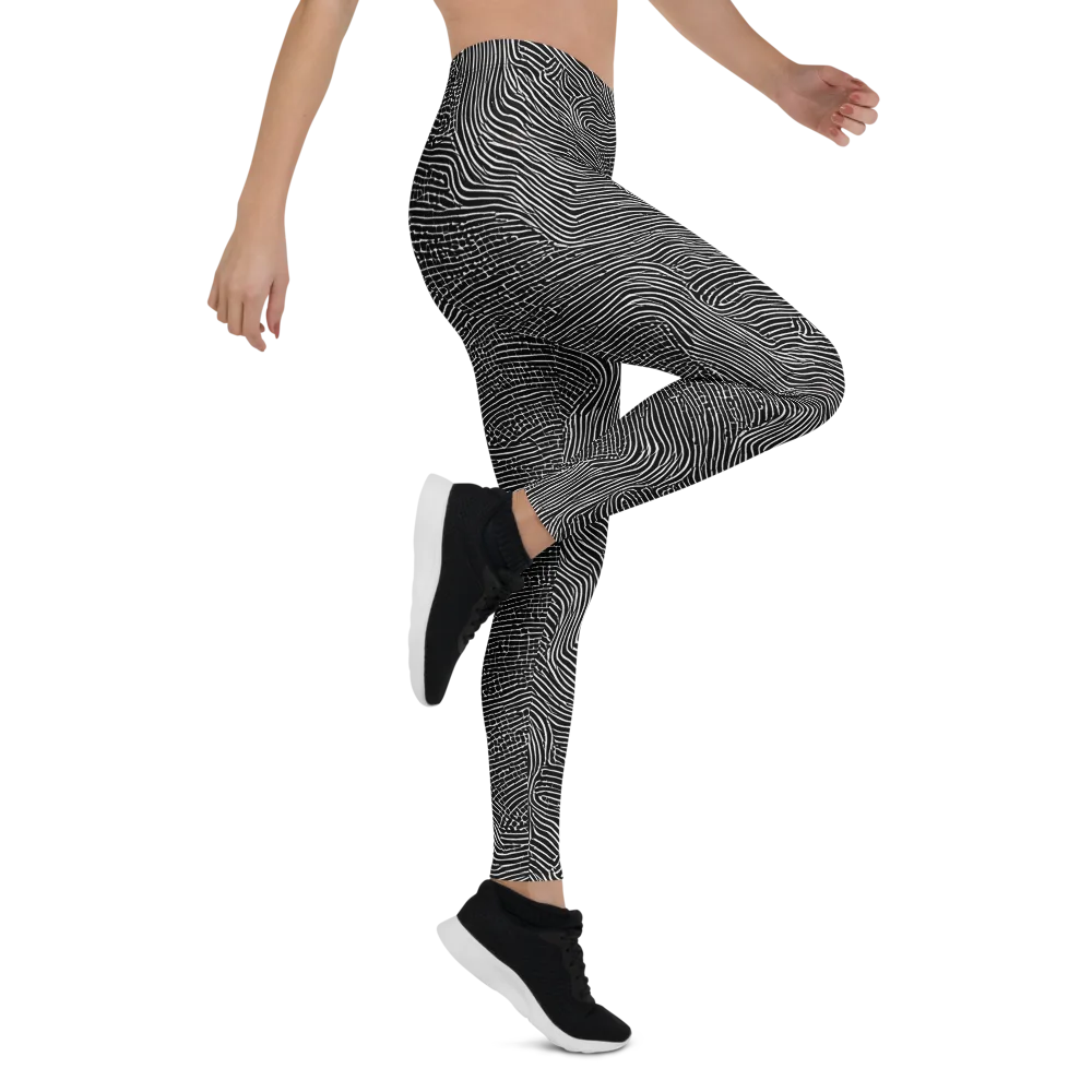 Zenith Stripes on Leggings — Right