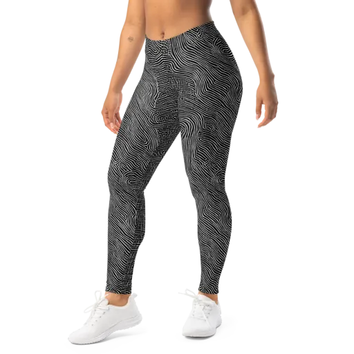 Zenith Stripes on a Leggings
