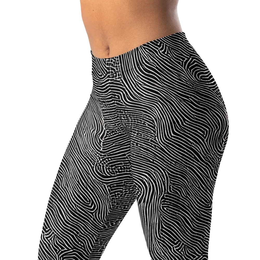 Zenith Stripes on Leggings — Left Front
