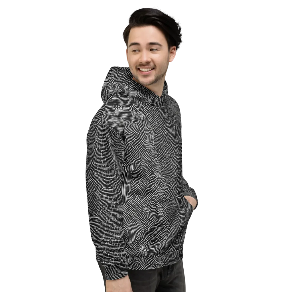 Zenith Stripes on Hoodie — Right