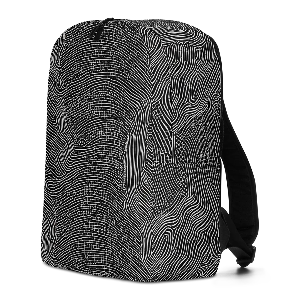 Zenith Stripes on Minimalist Backpack — Left