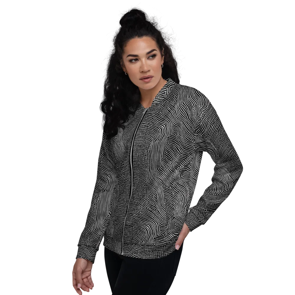 Zenith Stripes on Bomber Jacket — Left