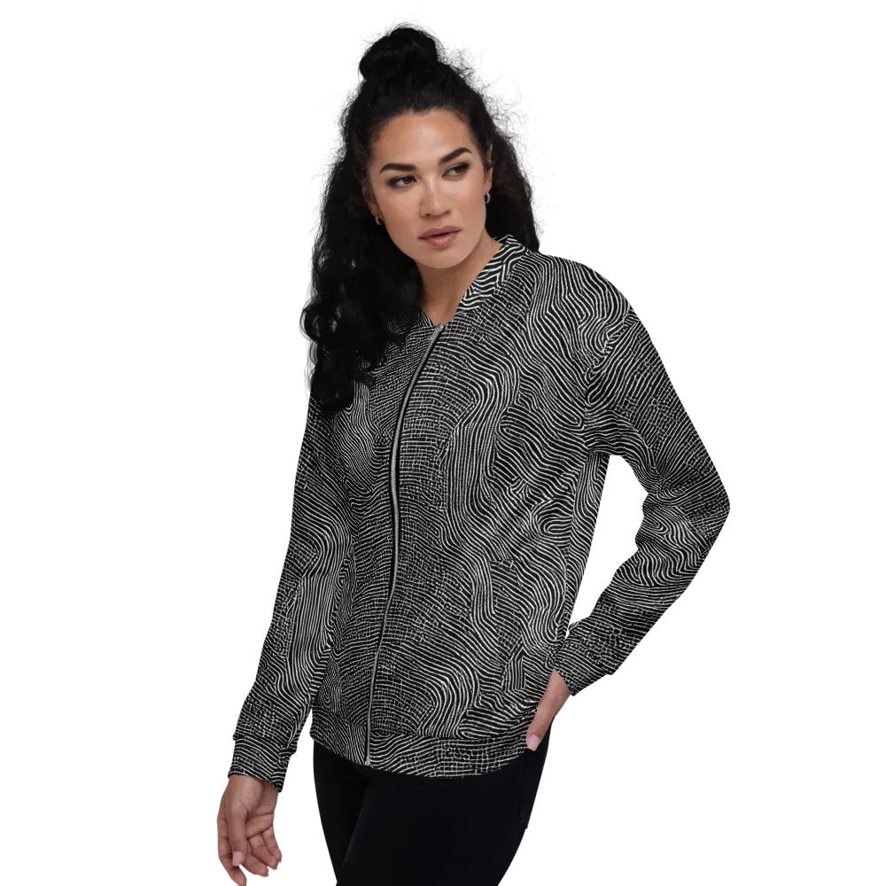 Zenith Stripes on Bomber Jacket — Left