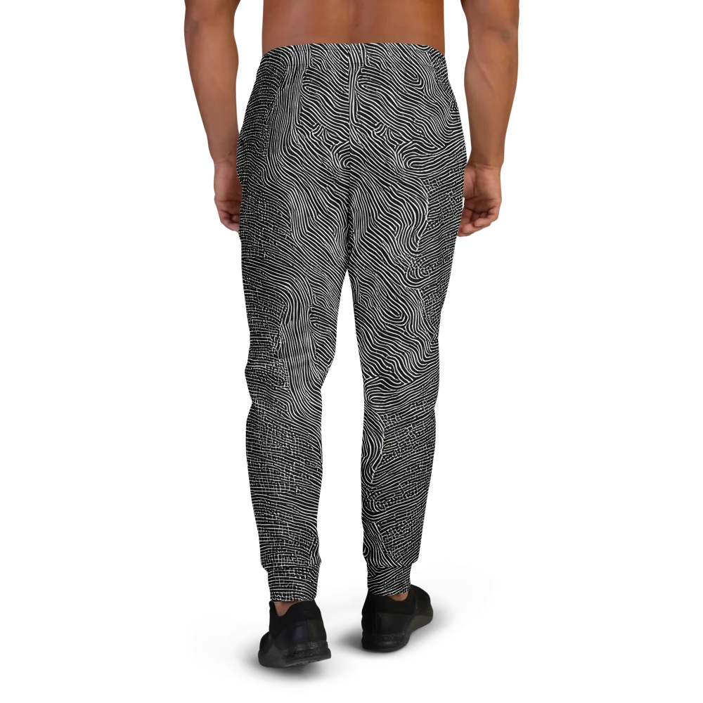 Zenith Stripes on Men's Joggers — Back