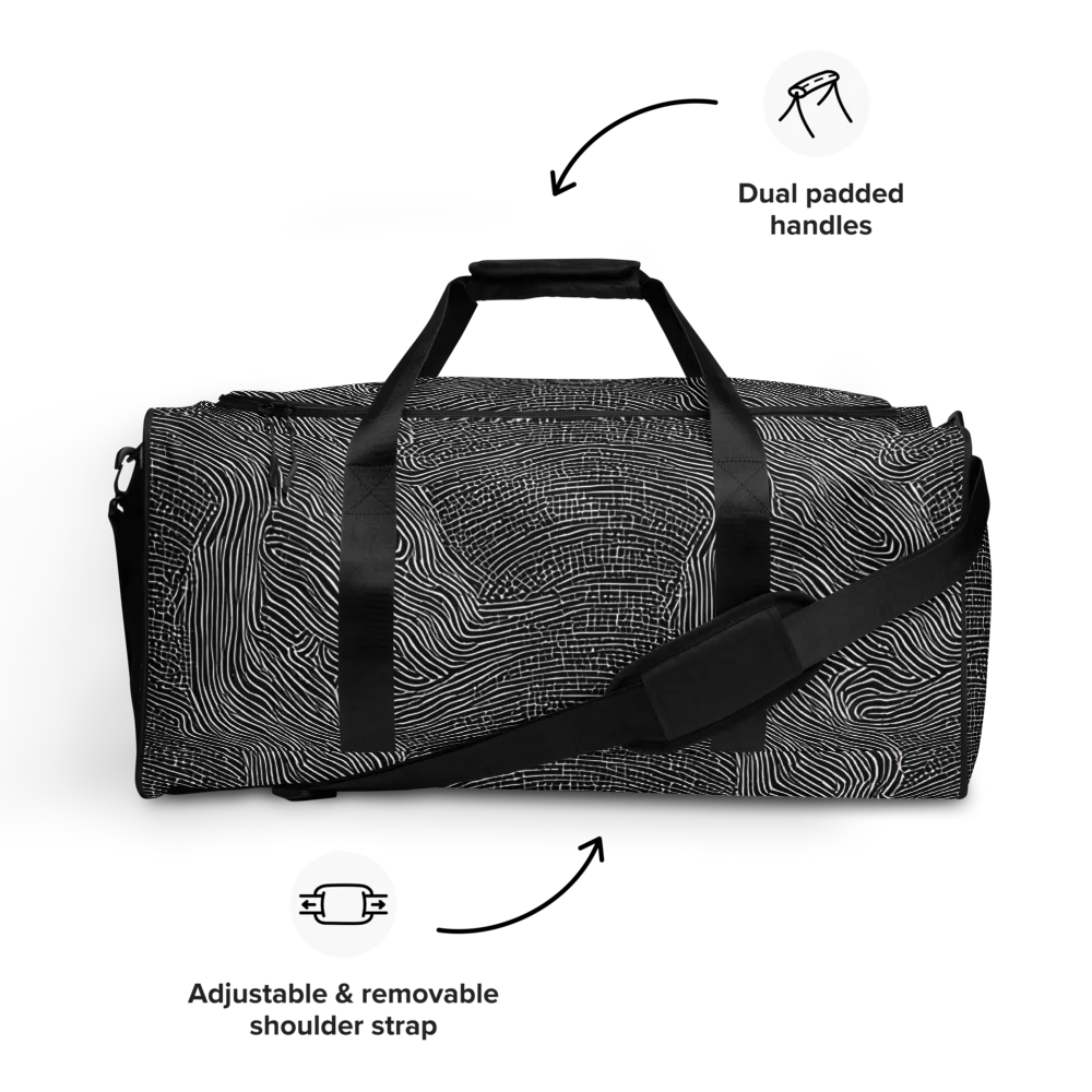 Zenith Stripes on Duffle Bag — Front