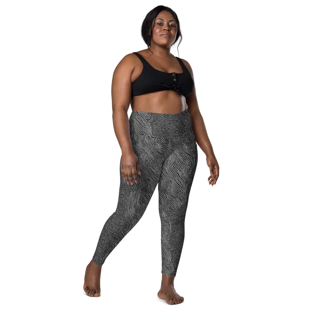 Zenith Stripes on Leggings with Pockets — Front