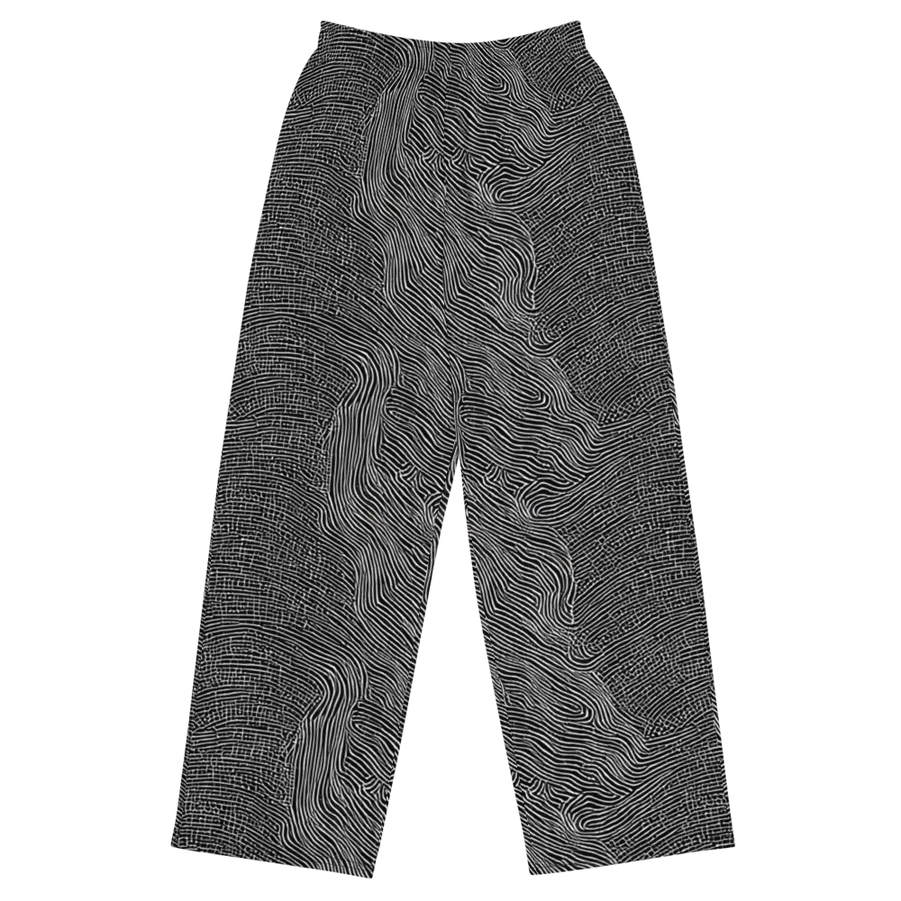 Zenith Stripes on Wide-Leg Pants — Front