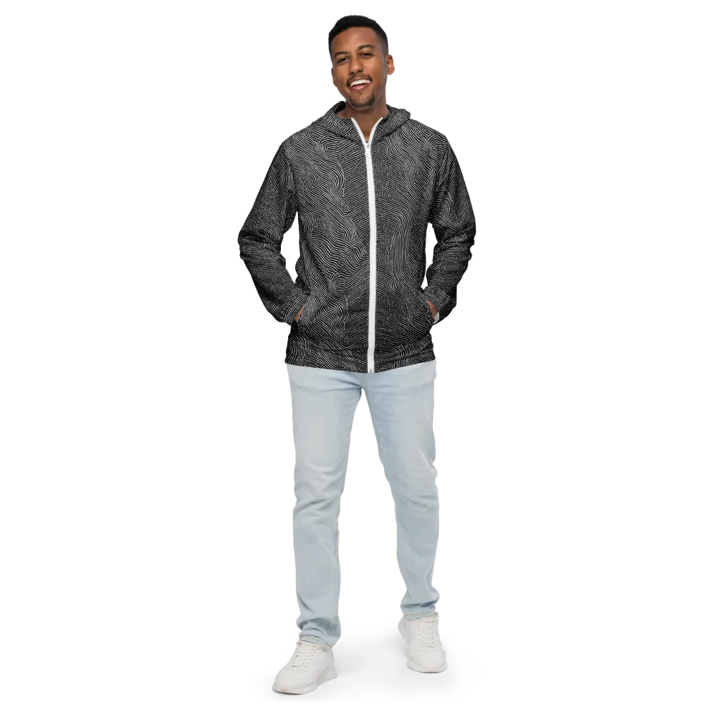 Zenith Stripes on Men's Windbreaker — Front